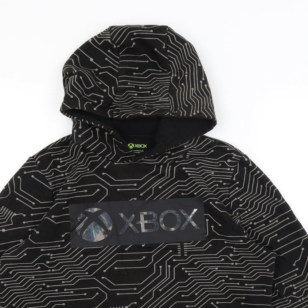 F&F Boys Black   Pullover Hoodie Size 12-13 Years  - XBox