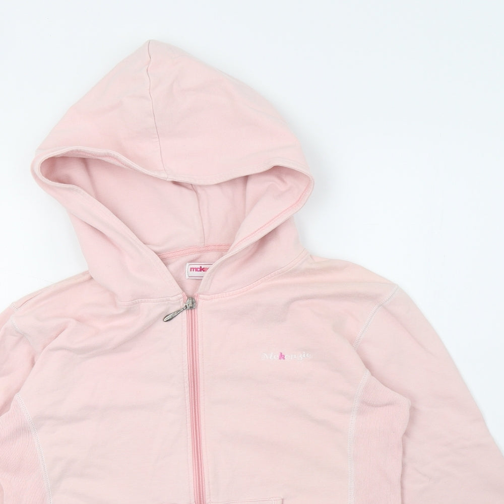 McKenzie Womens Pink   Full Zip Hoodie Size 12