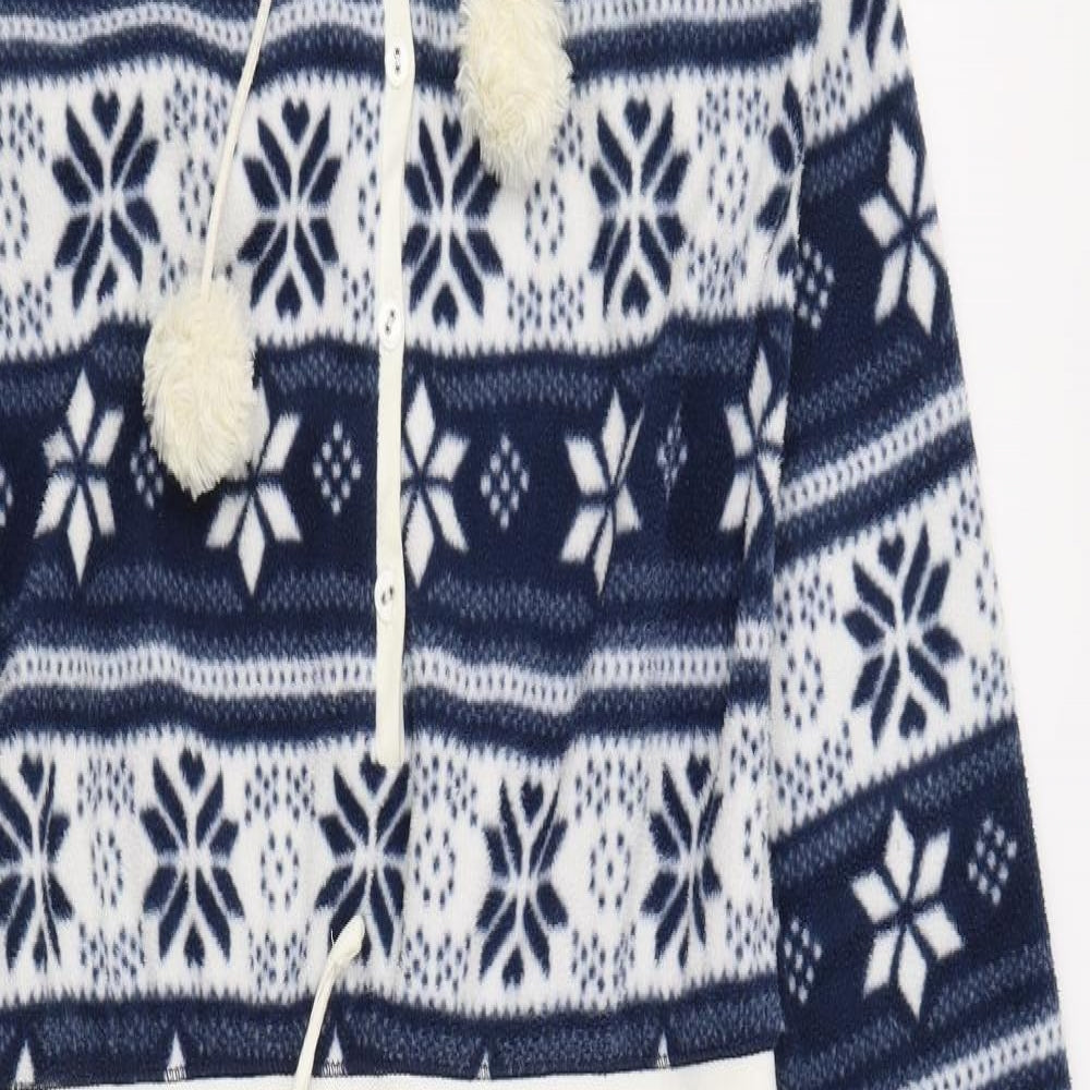 Matalan Womens Blue Geometric  Cami One Piece Size 10