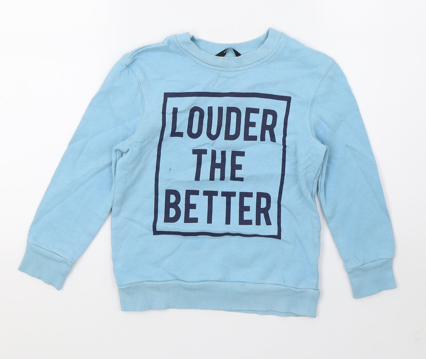 George Boys Blue   Pullover Jumper Size 5-6 Years