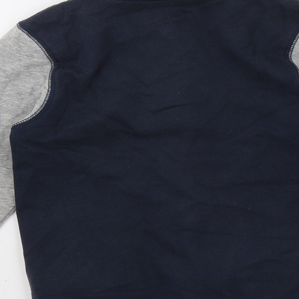 George Boys Blue   Full Zip Jumper Size 5-6 Years
