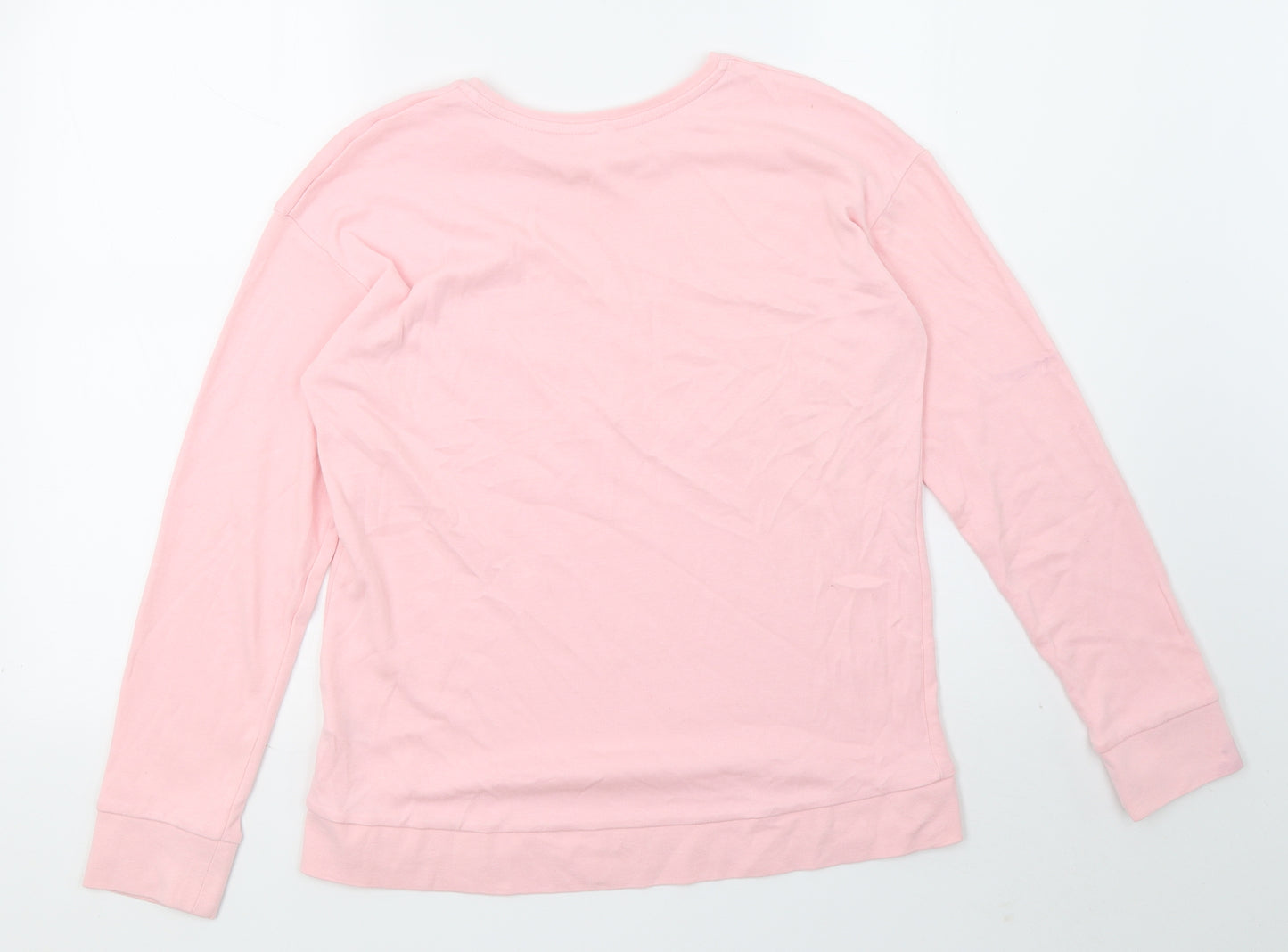 George Girls Pink Solid  Top Pyjama Top Size 12-13 Years  - Sleep & Sparkle