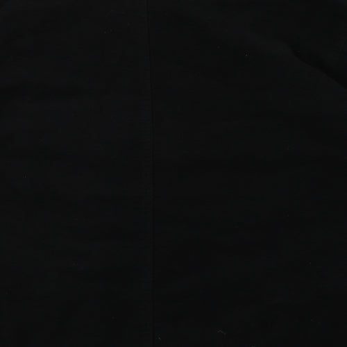 Burton Menswear Mens Black   Overcoat Coat Size L