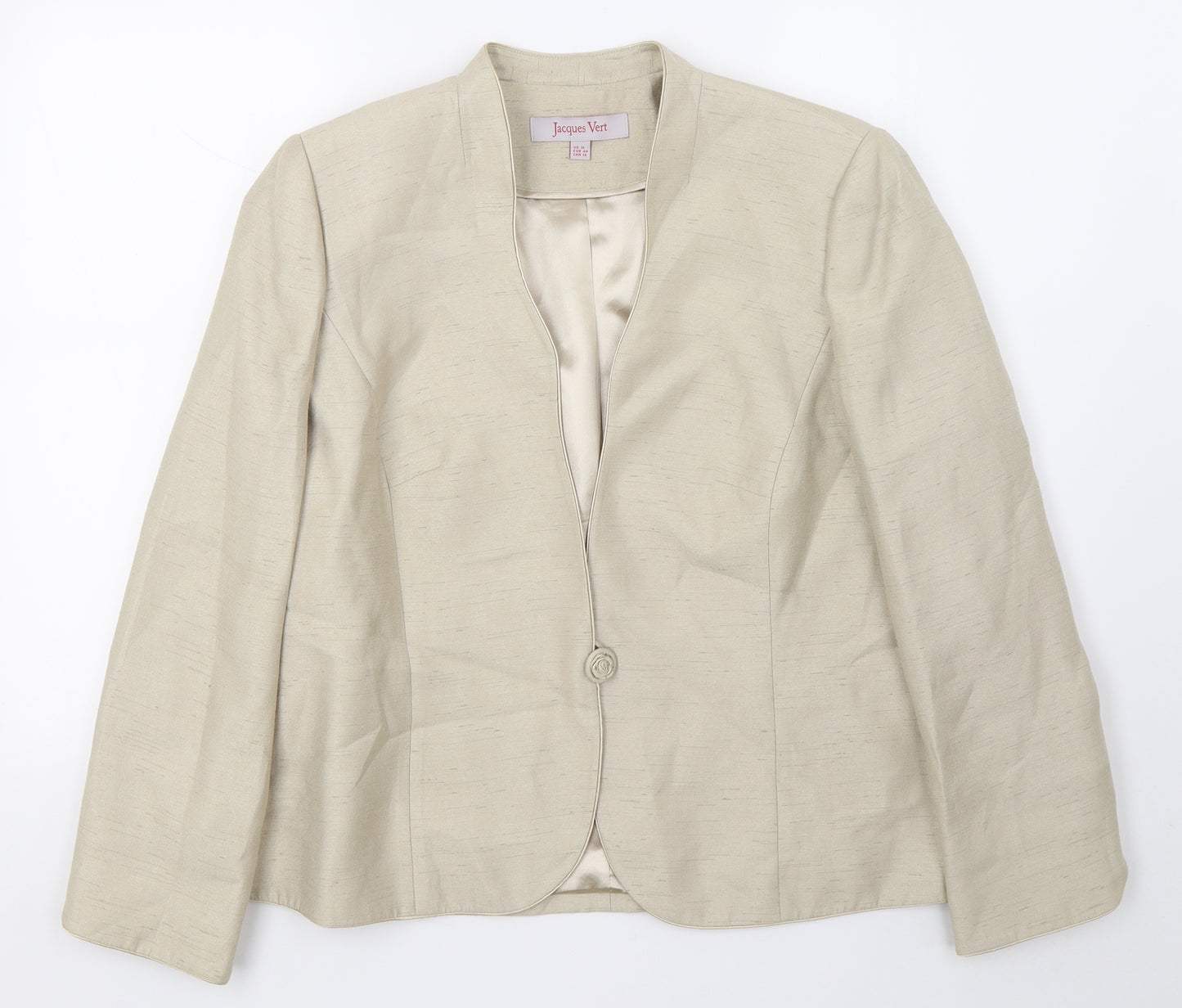 Jaques Vert Womens Beige   Jacket Blazer Size 16