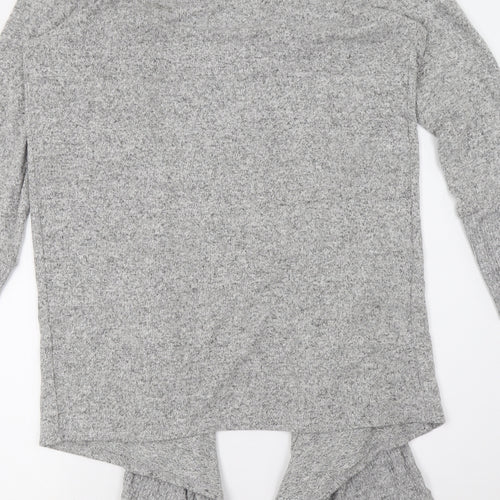 George Womens Grey   Wrap Jumper Size M