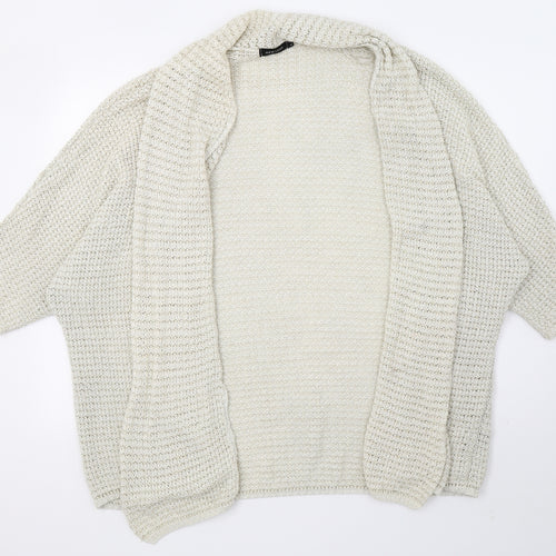 New Look Womens White   Wrap Jumper Size L
