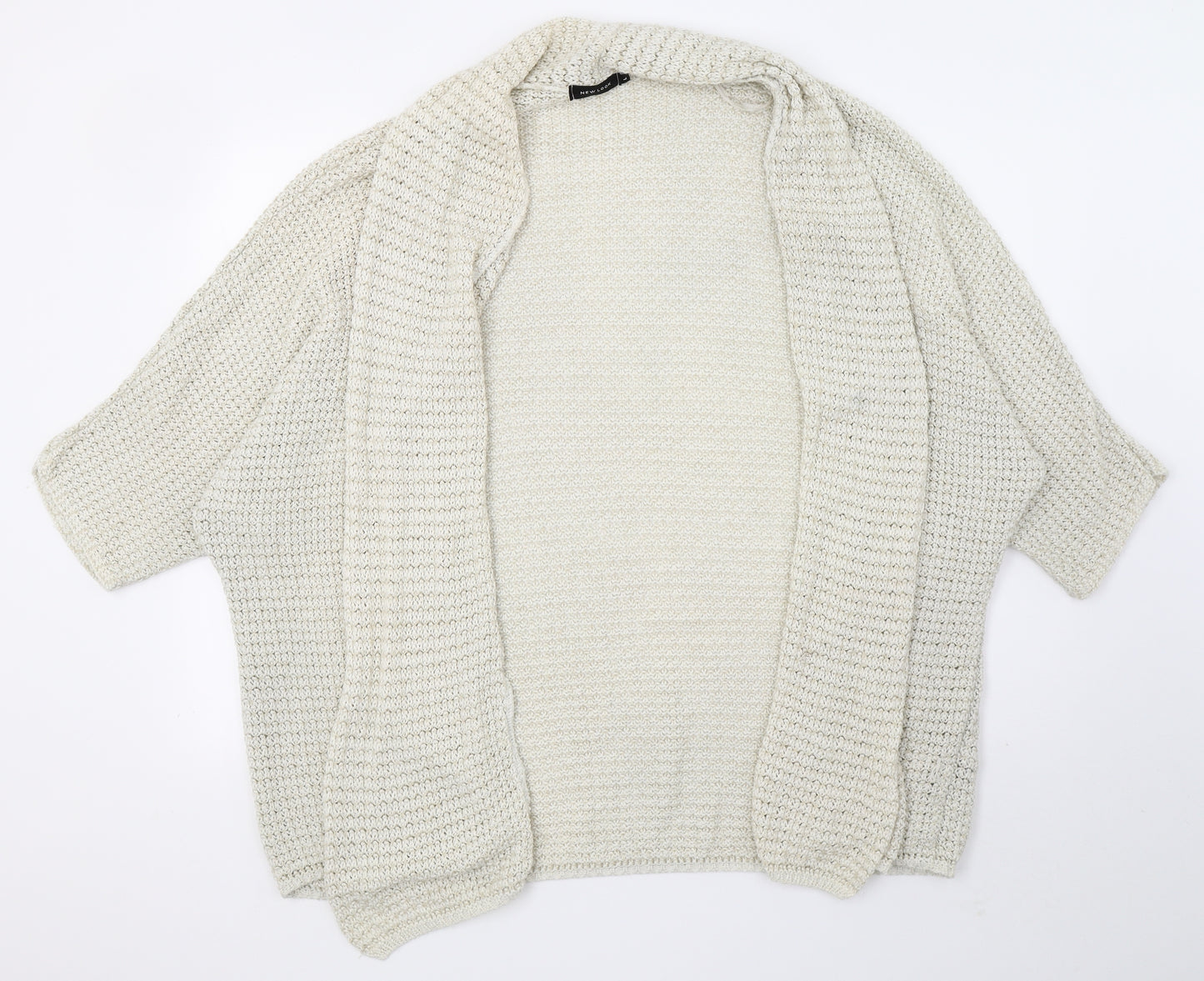 New Look Womens White   Wrap Jumper Size L