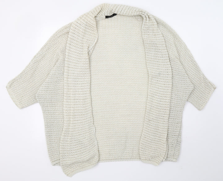 New Look Womens White   Wrap Jumper Size L