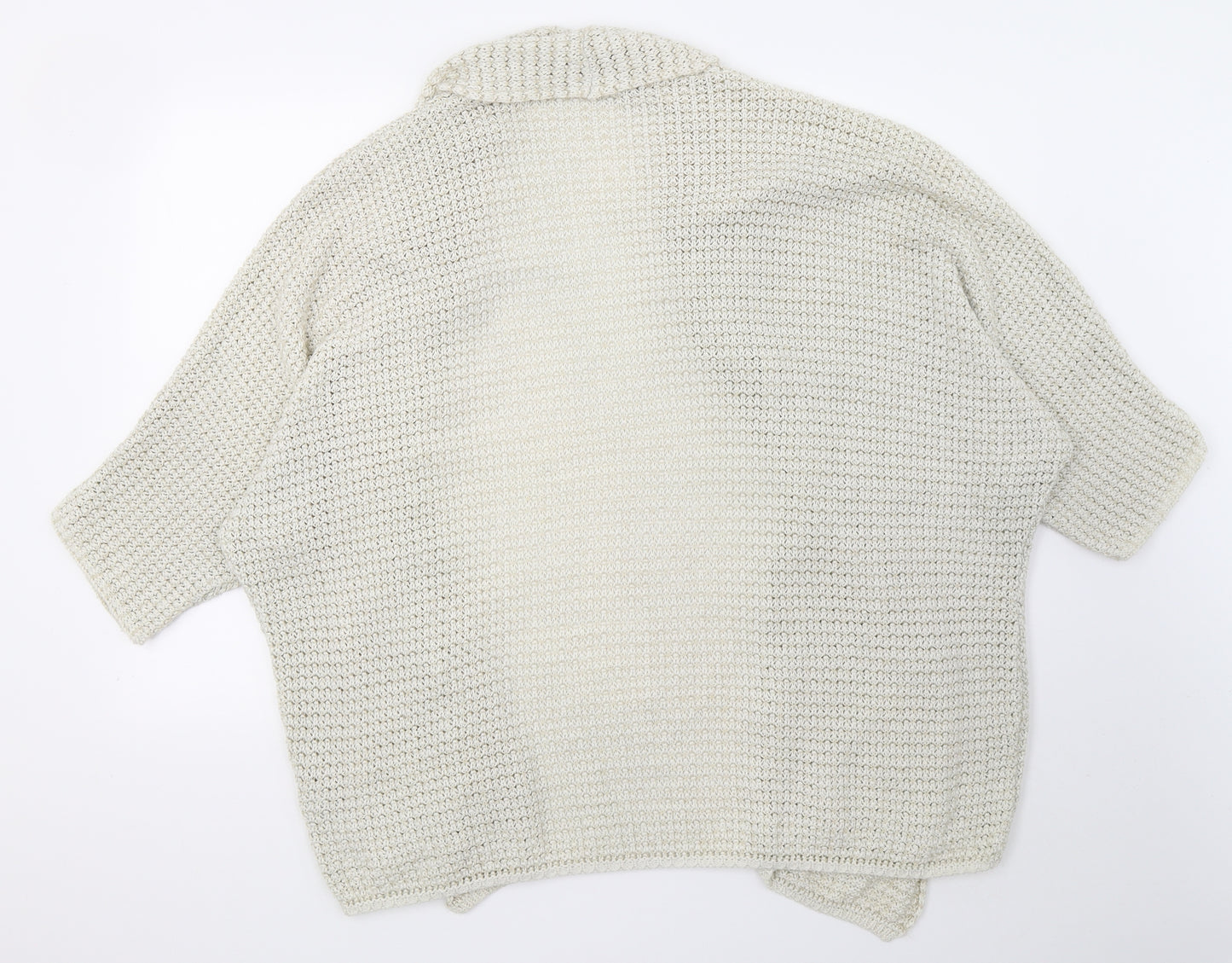 New Look Womens White   Wrap Jumper Size L