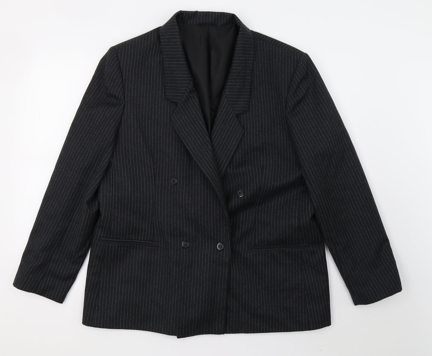 St Michael Womens Black   Jacket Blazer Size 18