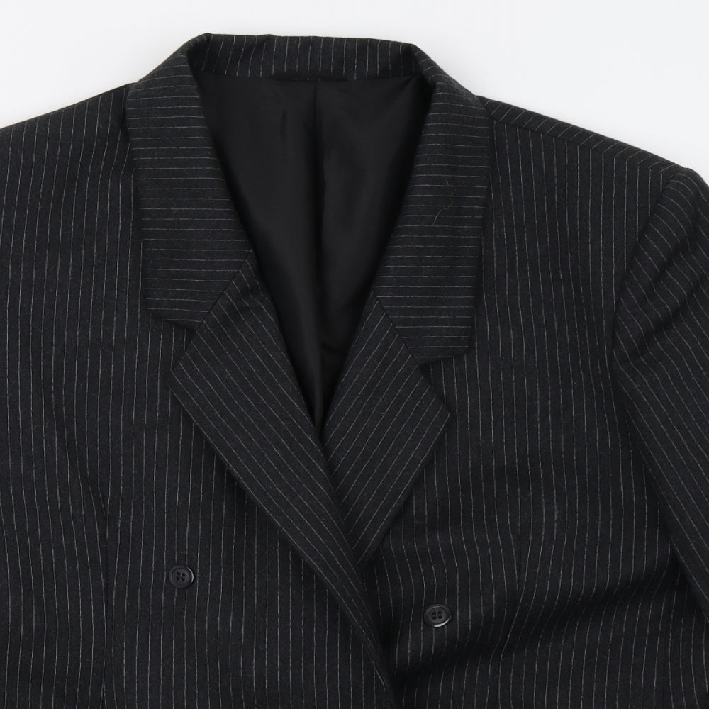 St Michael Womens Black   Jacket Blazer Size 18