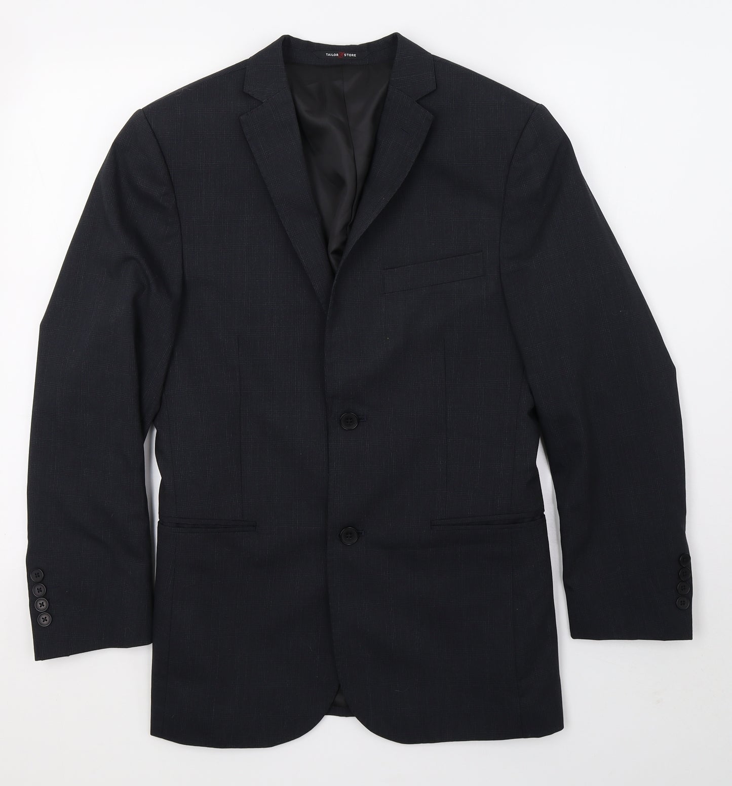 Tailor Store Mens Black   Jacket Blazer Size M