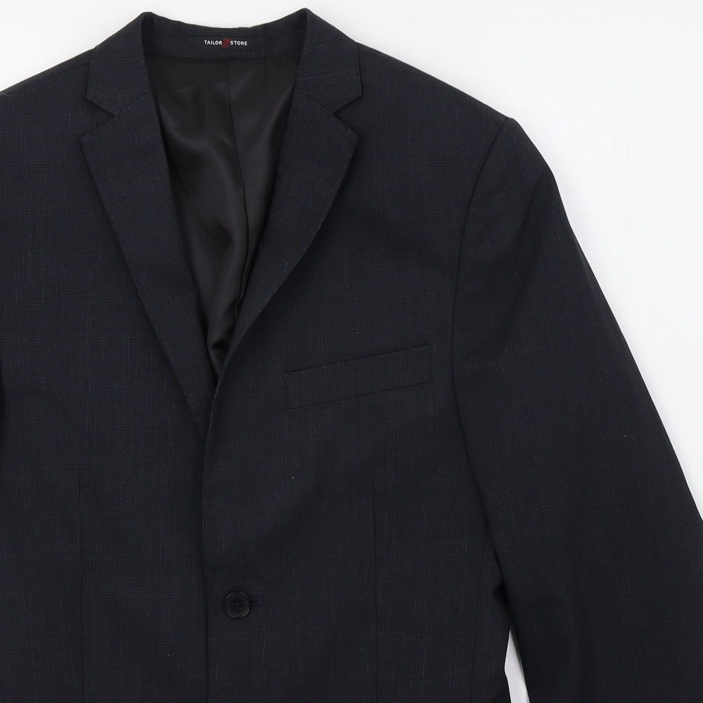 Tailor Store Mens Black   Jacket Blazer Size M