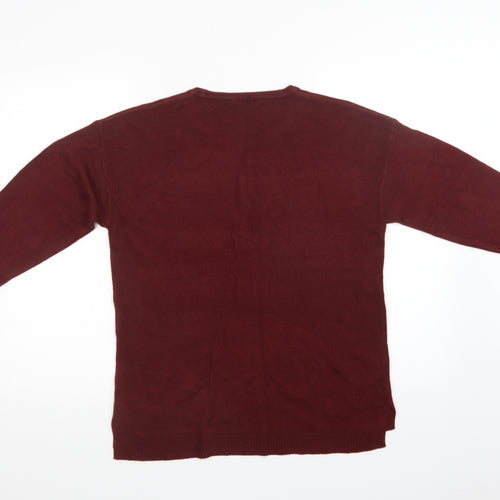 pep & co Womens Red   Pullover Sweatshirt Size 14