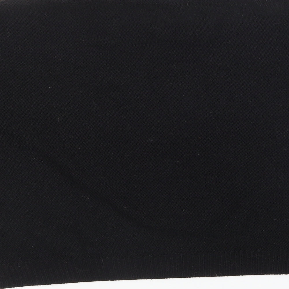 Brave Soul Womens Black   Pullover Sweatshirt Size S