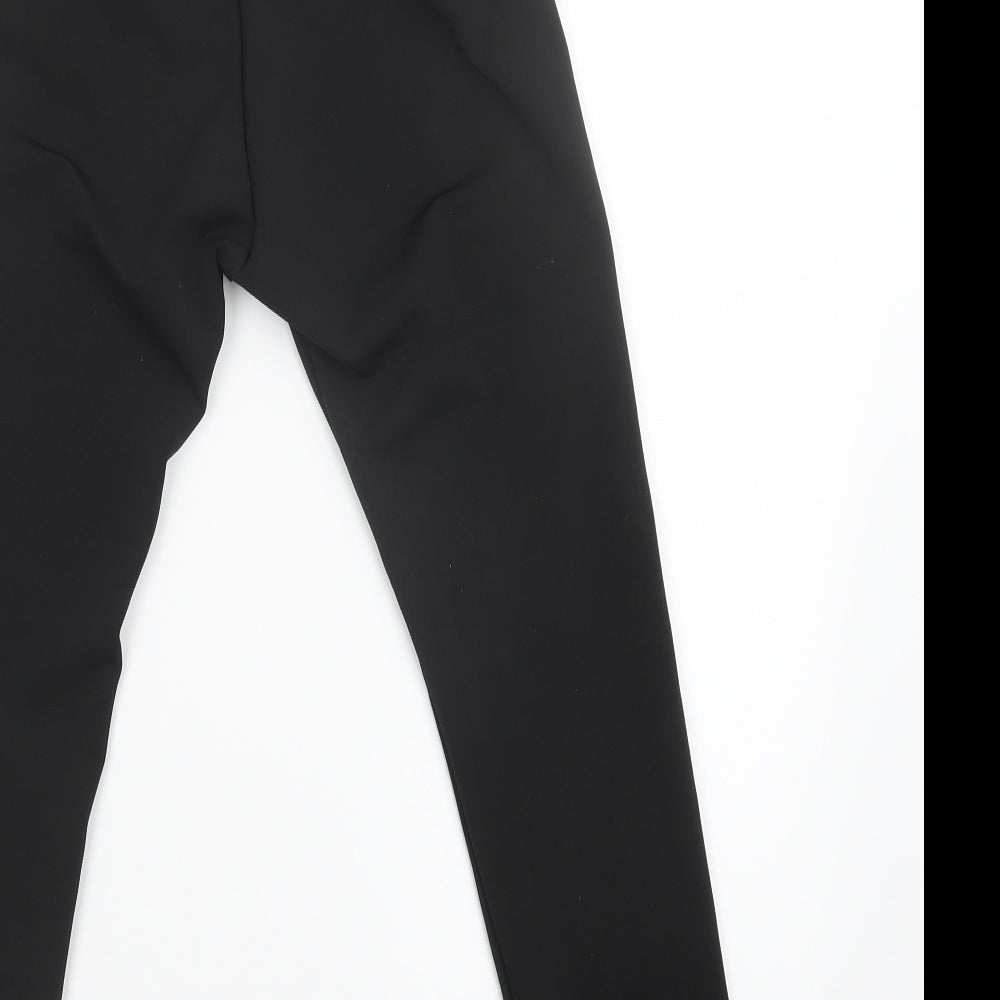 PRETTYLITTLETHING Womens Black   Sweatpants Trousers Size 6 L22 in