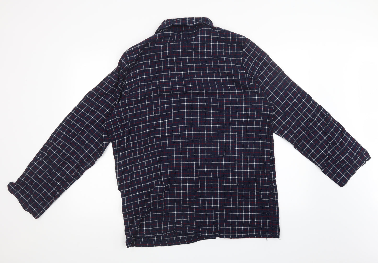 Primark Mens Blue Check   Pyjama Top Size XL