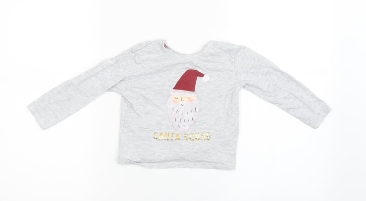 Primark Girls Grey   Pullover Sweatshirt Size 2-3 Years  - Christmas