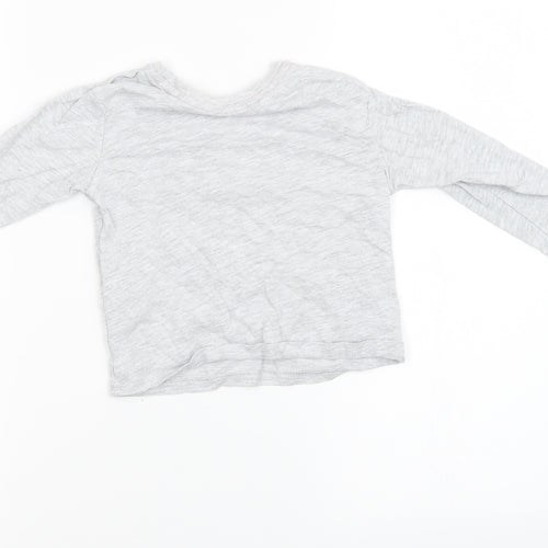 Primark Girls Grey   Pullover Sweatshirt Size 2-3 Years  - Christmas