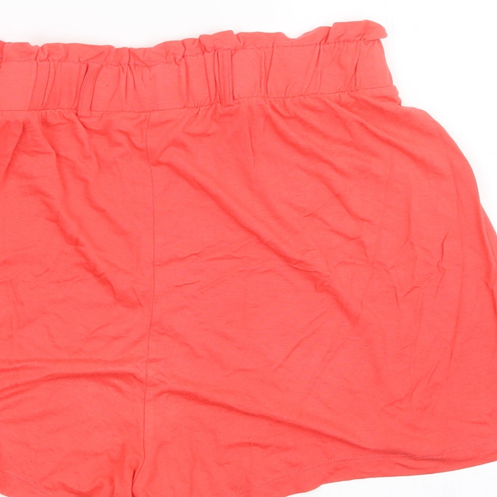 Sainsburys Womens Red   Sweat Shorts Size 10