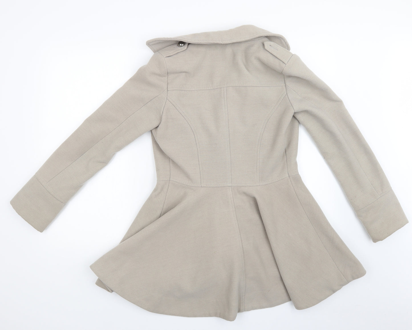 Primark Womens Beige   Jacket Coat Size 6