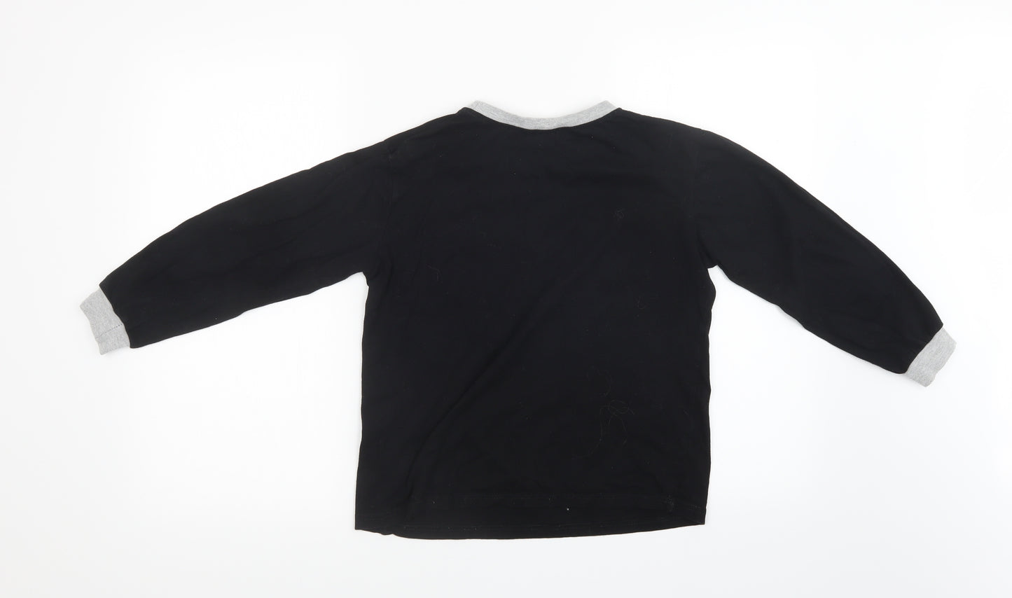 Preworn Boys Black   Pullover Sweatshirt Size 7-8 Years