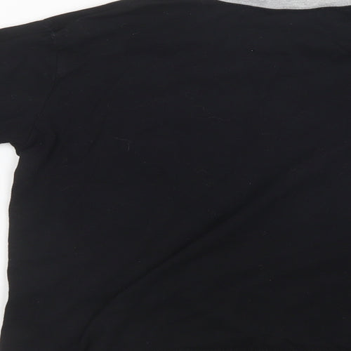 Preworn Boys Black   Pullover Sweatshirt Size 7-8 Years