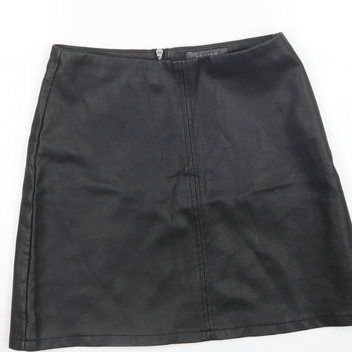 Primark Womens Black   A-Line Skirt Size 8