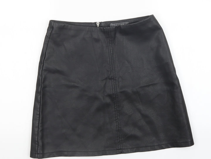 Primark Womens Black A-Line Skirt Size 8