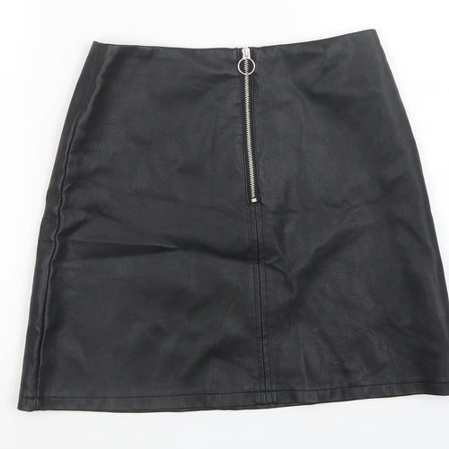 Primark Womens Black   A-Line Skirt Size 8