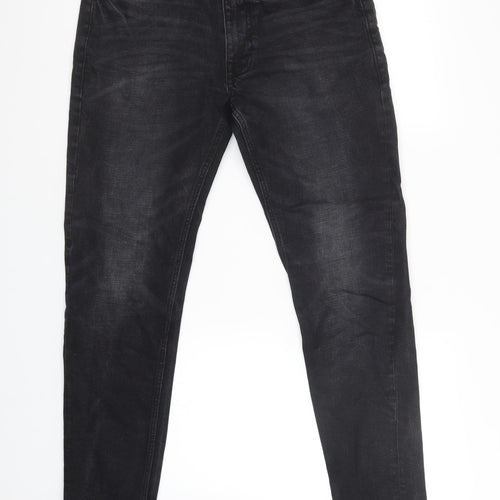 Marks and Spencer Womens Black   Straight Jeans Size 32 L31 in