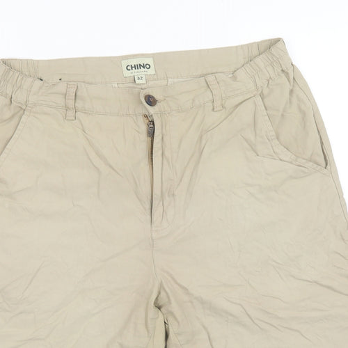 Debenhams Mens Beige   Chino Shorts Size 32 in