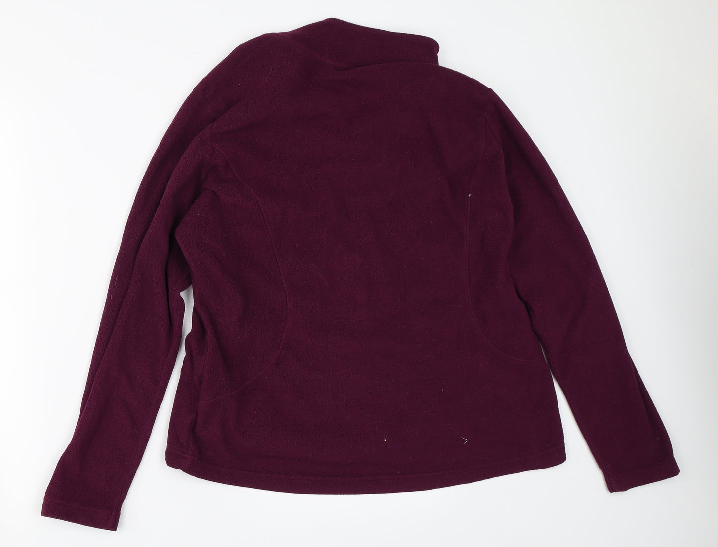 Marks and Spencer Womens Purple  Fleece Jacket  Size 16