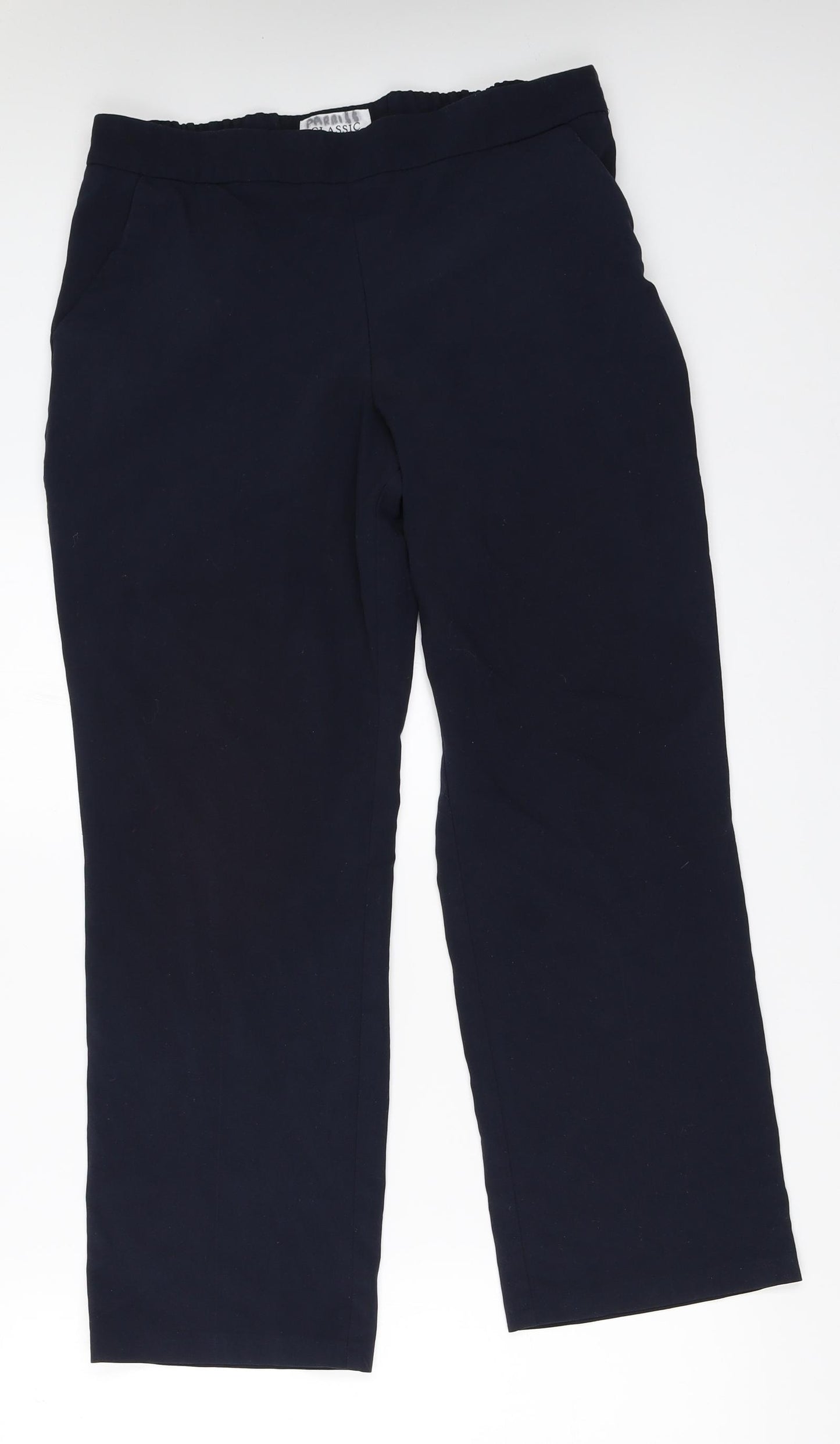 Marks and Spencer Womens Blue   Trousers  Size 12 L26.5 in