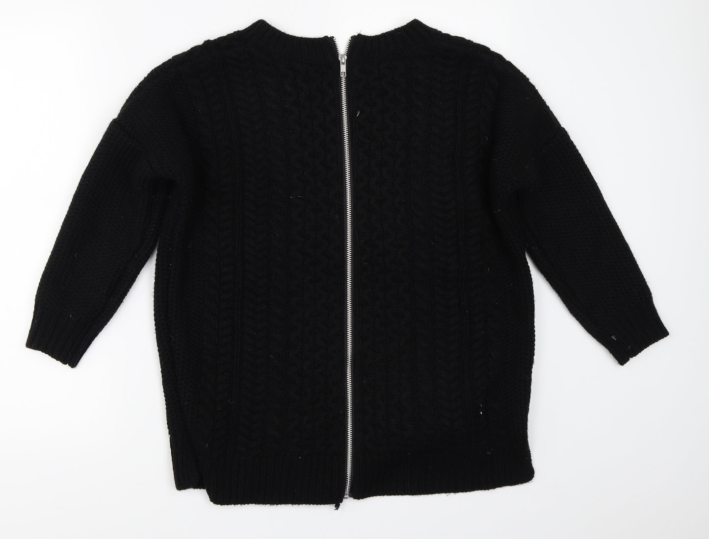 Warehouse Womens Black   Pullover Jumper Size S