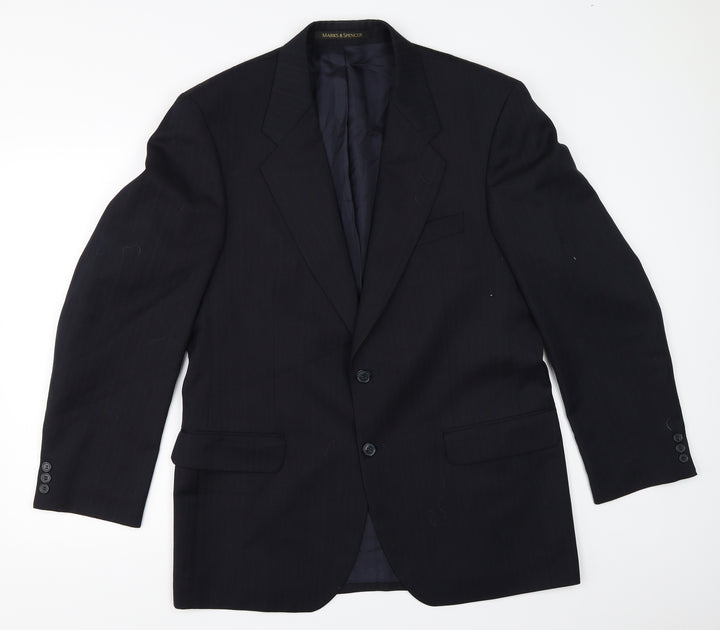 Marks and Spencer Mens Blue   Jacket Blazer Size 40