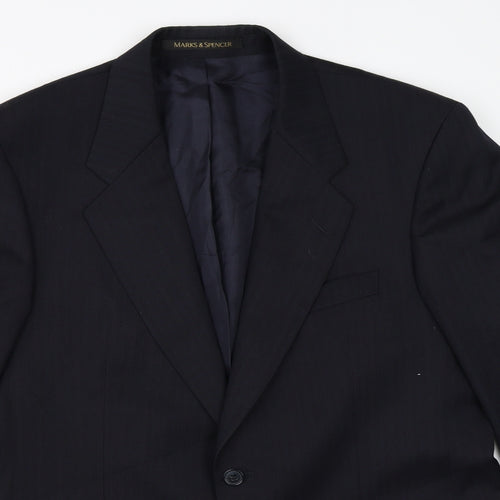Marks and Spencer Mens Blue   Jacket Blazer Size 40
