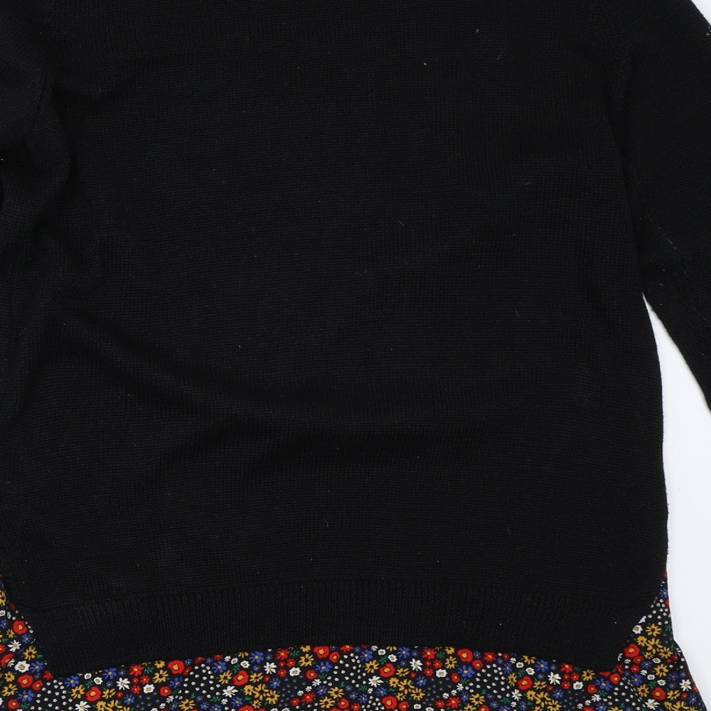 Papaya Womens Black   Pullover Jumper Size 16