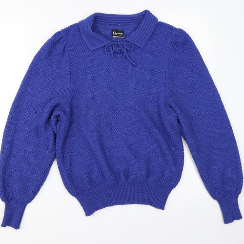 Quimo Womens Blue   Pullover Jumper Size 8