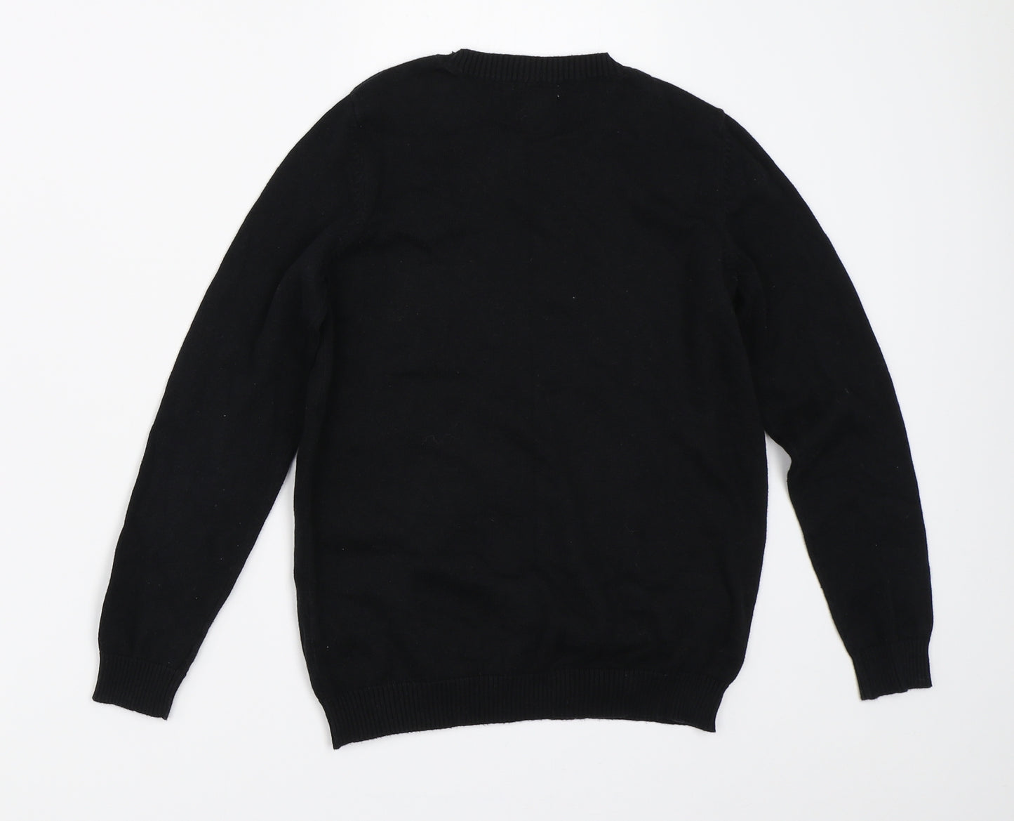 George Girls Black   Pullover Jumper Size 10-11 Years  - christmas