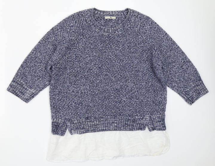 TU Womens Blue Pullover Jumper Size 14