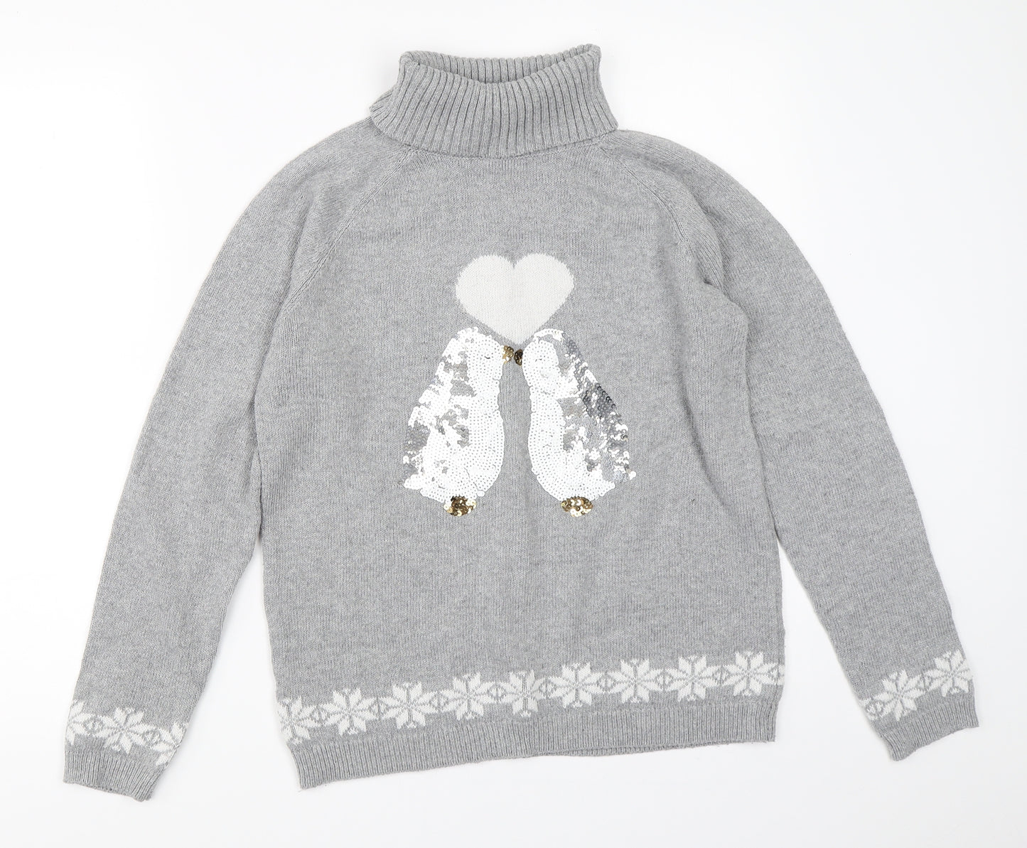Dorothy Perkins Womens Grey   Pullover Jumper Size 12
