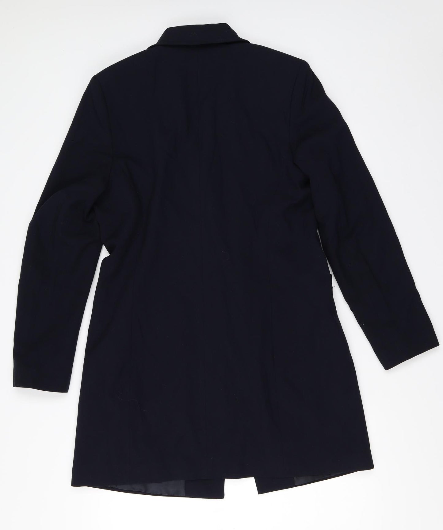 Marks and Spencer Womens Blue   Overcoat Coat Size 14