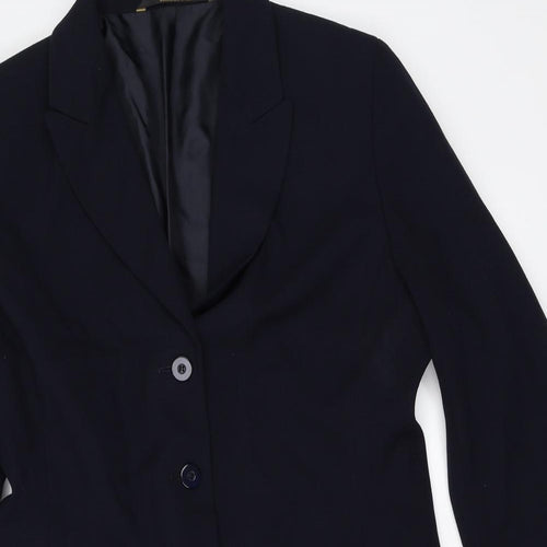 Marks and Spencer Womens Blue   Overcoat Coat Size 14