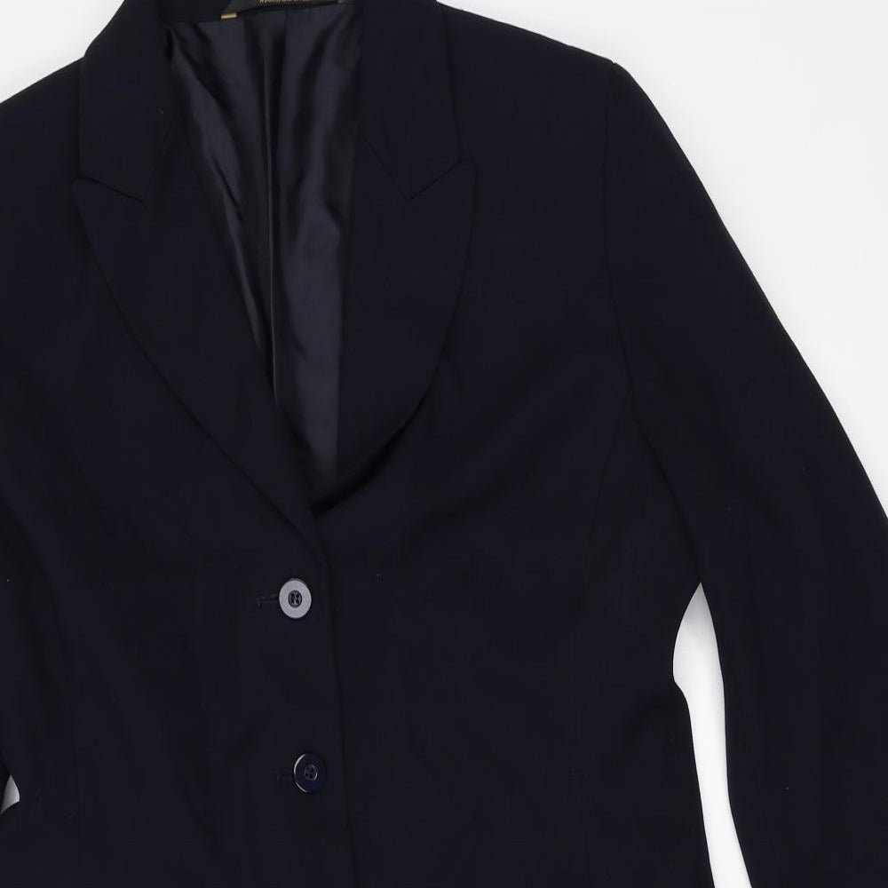 Marks and Spencer Womens Blue   Overcoat Coat Size 14