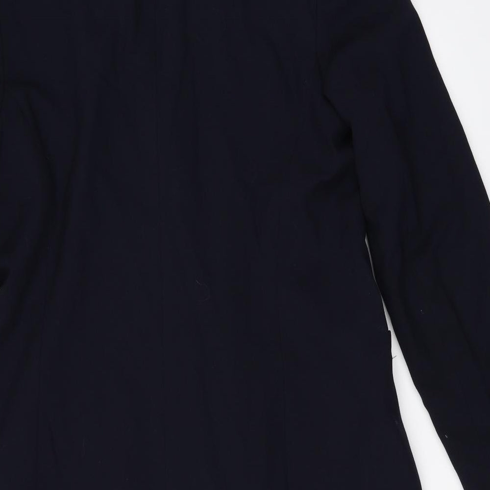 Marks and Spencer Womens Blue   Overcoat Coat Size 14