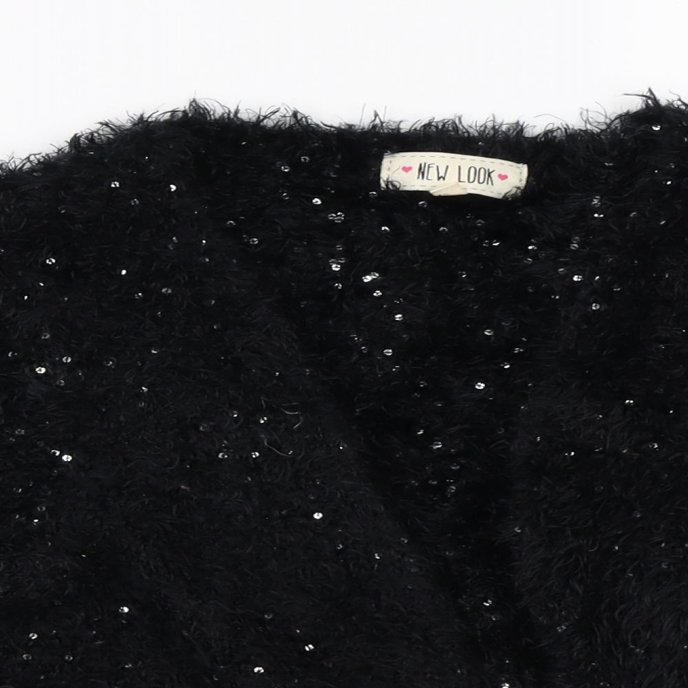 New Look Womens Black   Cardigan Jumper Size L