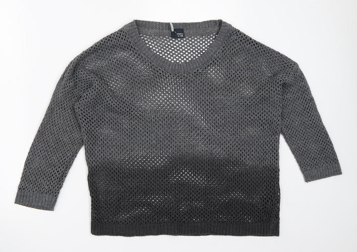 Sparkle & Fade Womens Grey   Pullover Jumper Size S