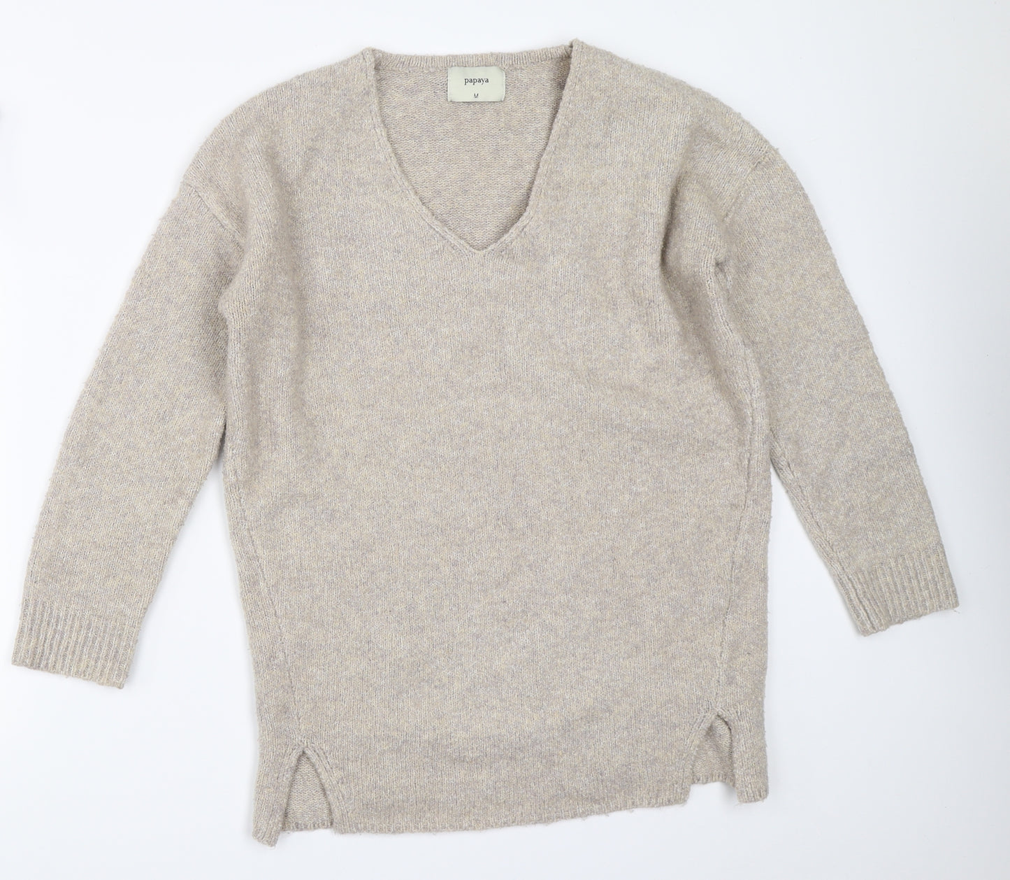Papaya Womens Beige   Pullover Jumper Size M