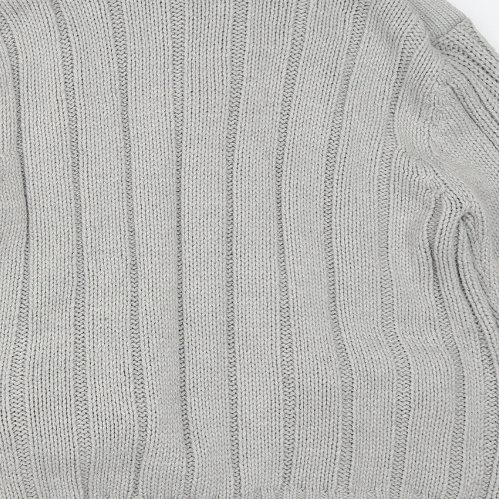 South Bay Mens Grey   Cardigan Jumper Size S